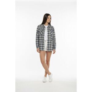 Dazy Plaid Cotton button-down shirt, size XL